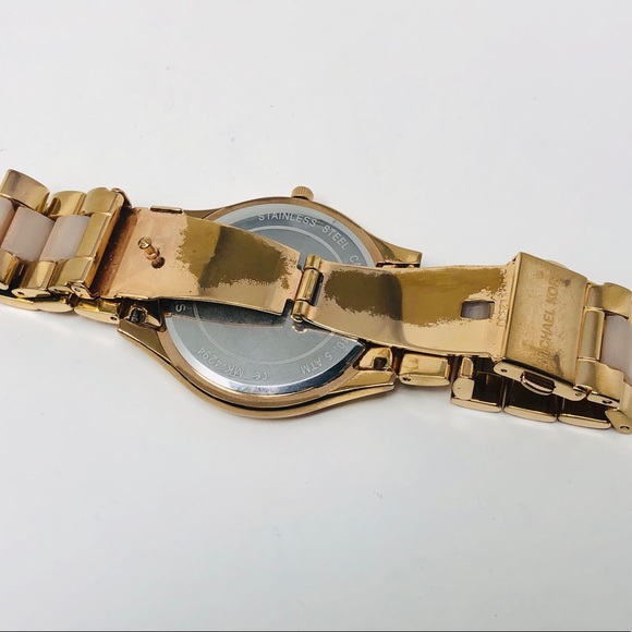 MICHAEL KORS GOLD WATCH WITH PINK ACCENTS - Picture 10 of 13